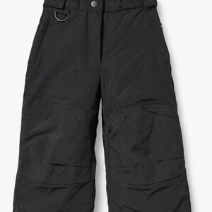 Kids Black Cargo Pants L